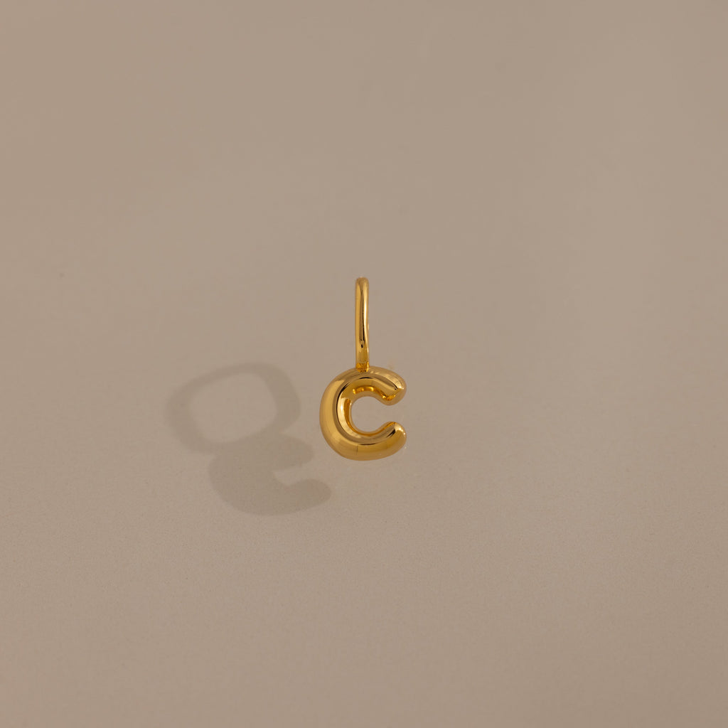Bubble Letter Charm