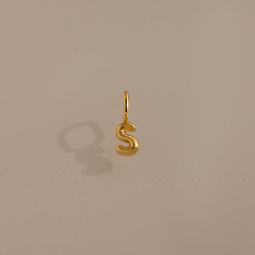 Bubble Letter Charm