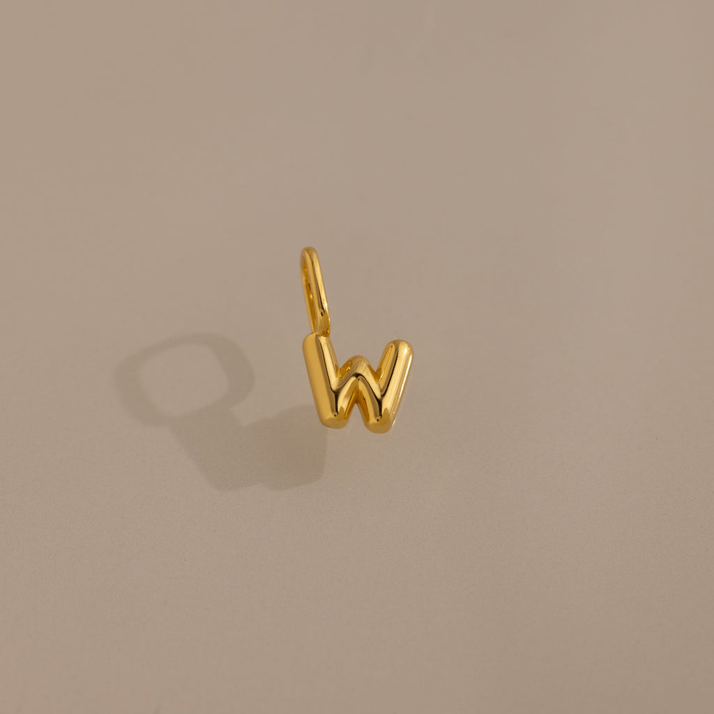 Bubble Letter Charm