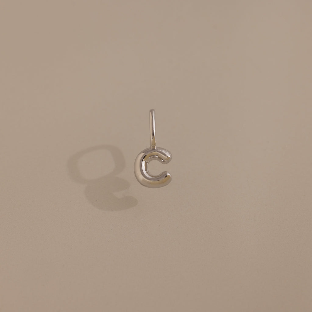 Bubble Letter Charm