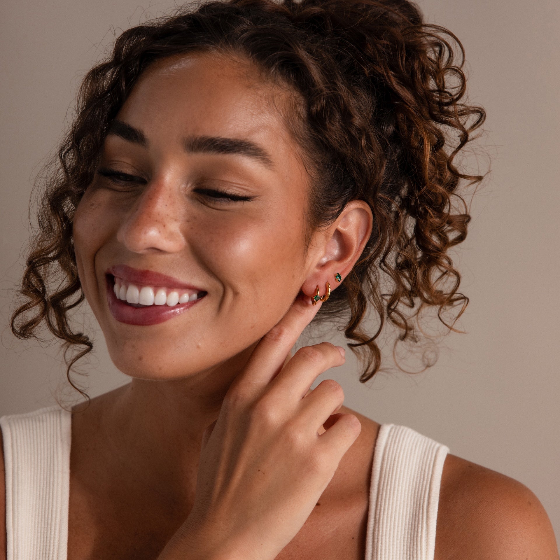 Rhombus Birthstone Flatback Studs