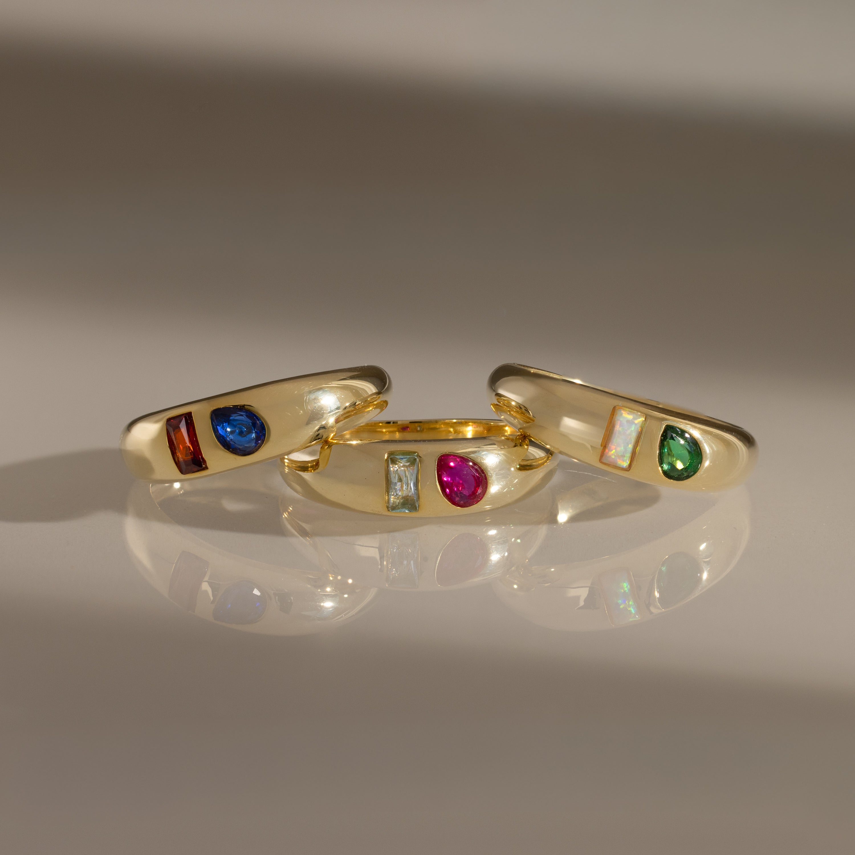 Toi et Moi Dome Ring