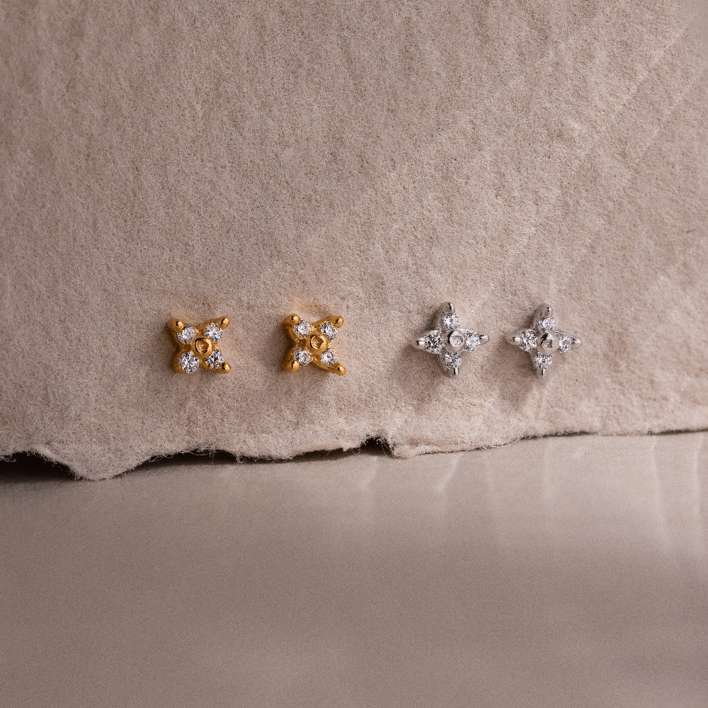 Hera Flower Studs