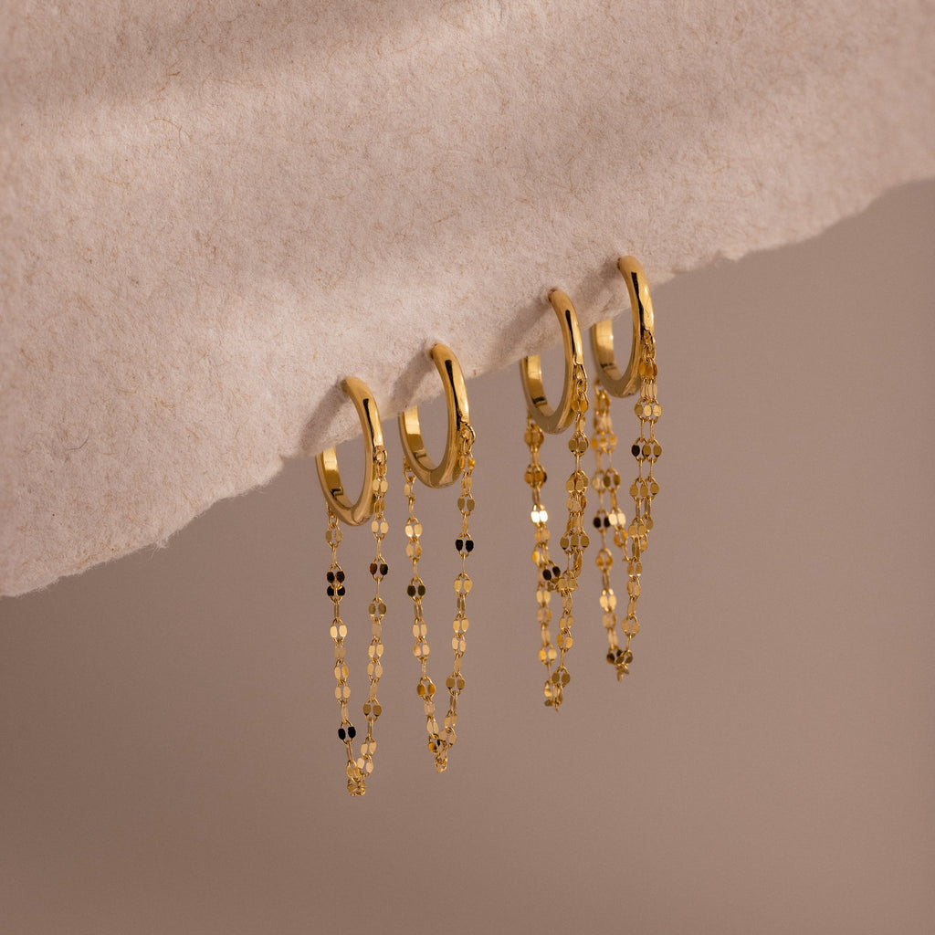 Mirror Chain Huggies