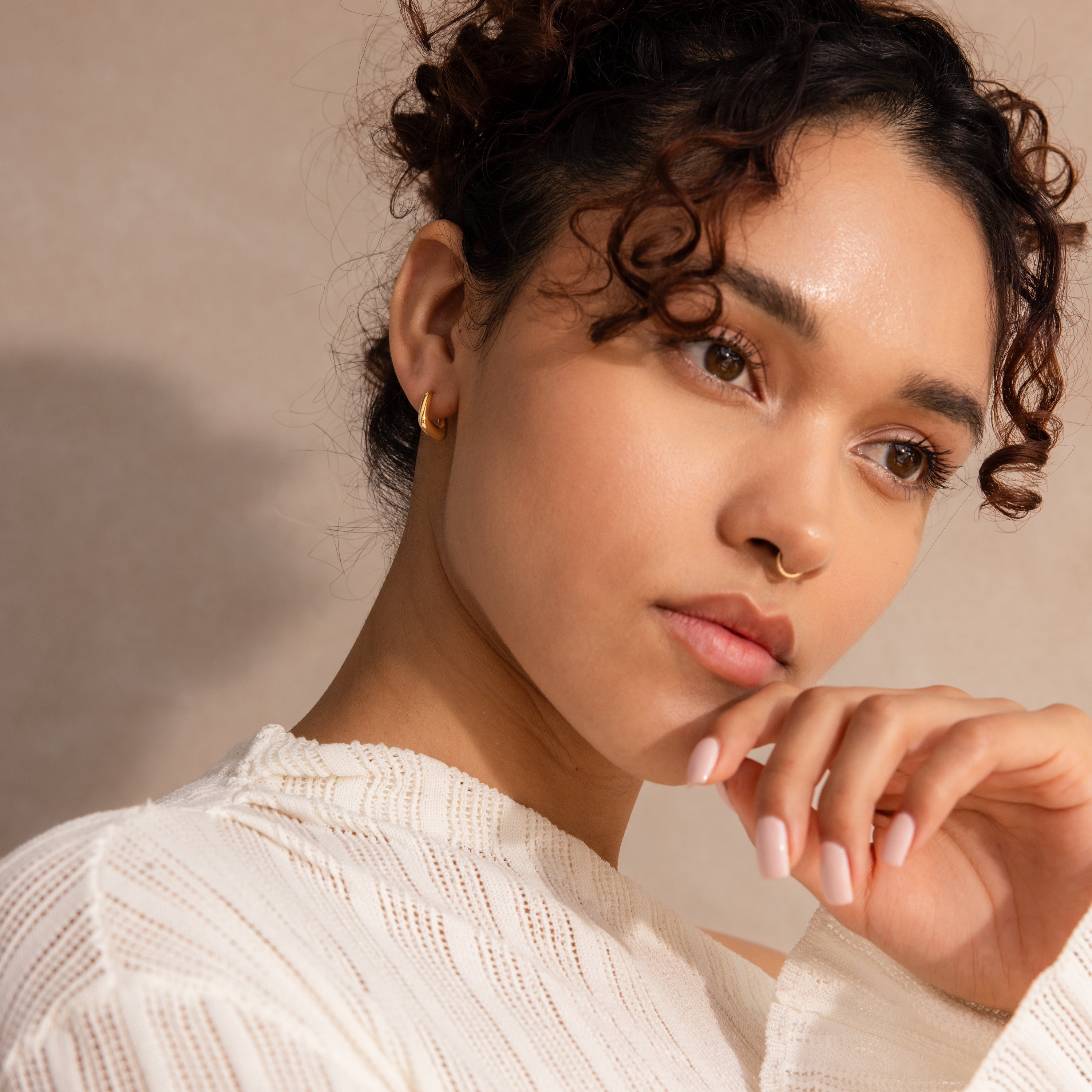 Bold Geometric Hoops