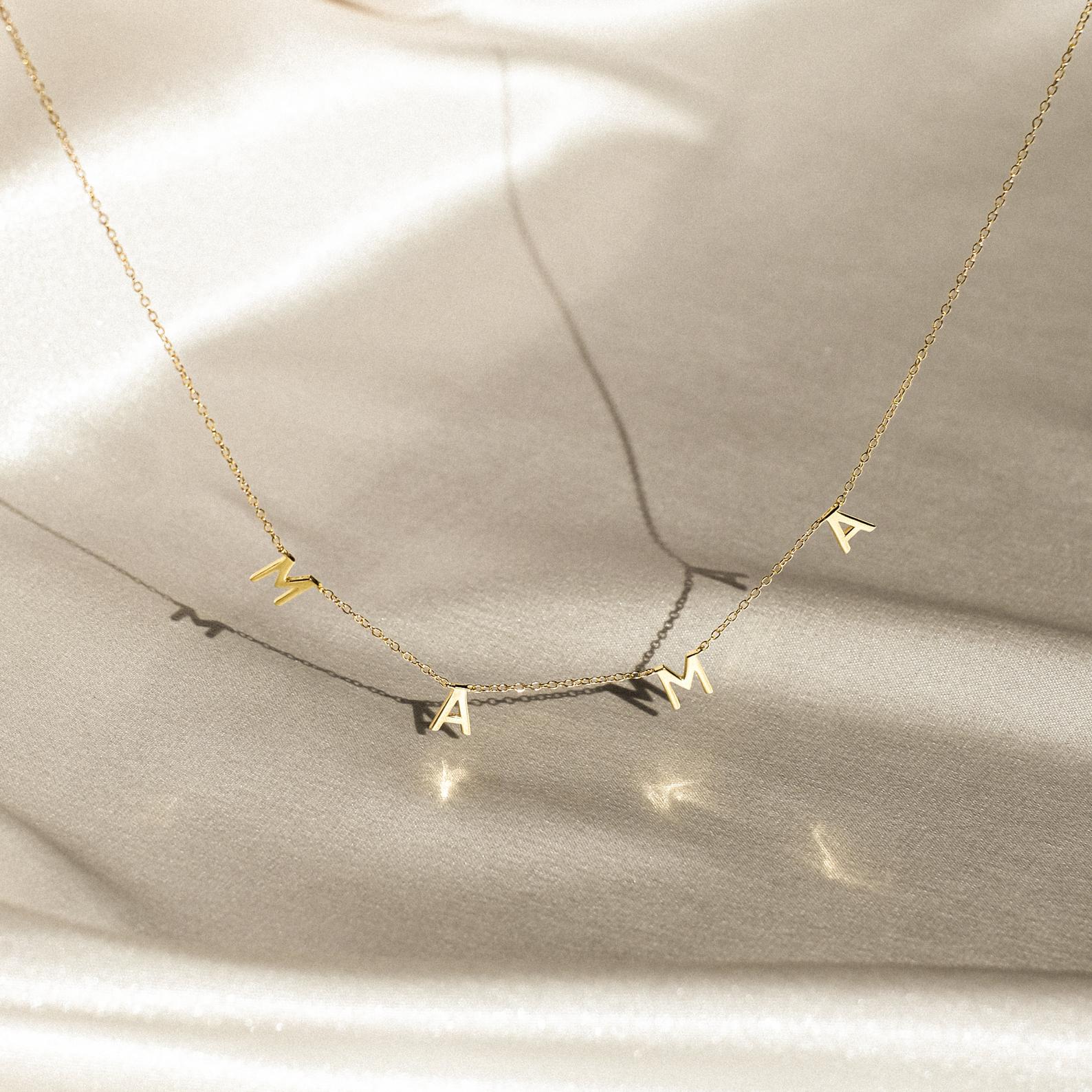 Mama Letter Necklace