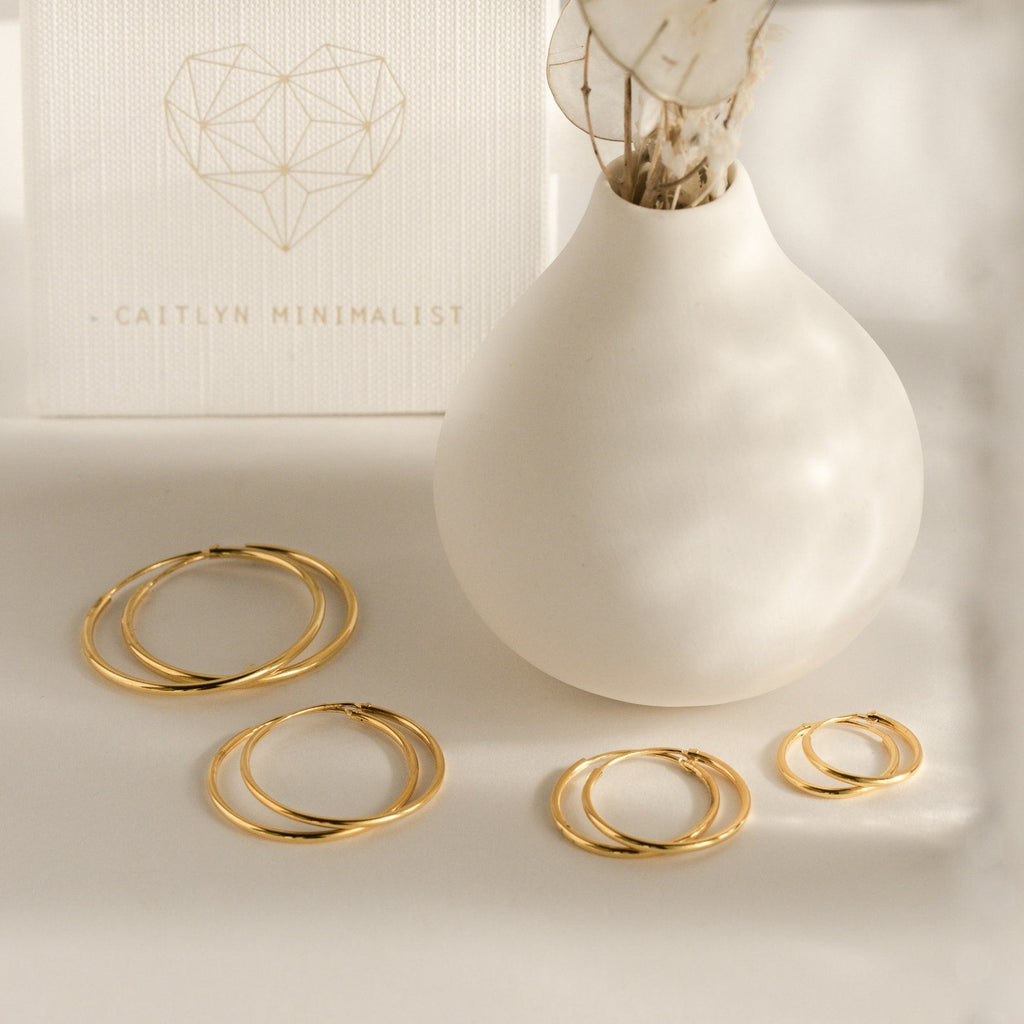 Thin Hoops Set
