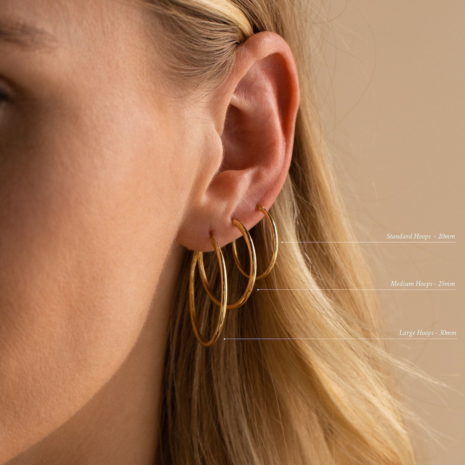 Thin Hoops Set