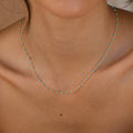 Turquoise Station Necklace