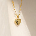 Taylor Heart Paperclip Necklace