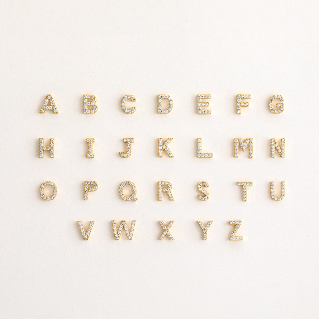 Pave Initial Huggies