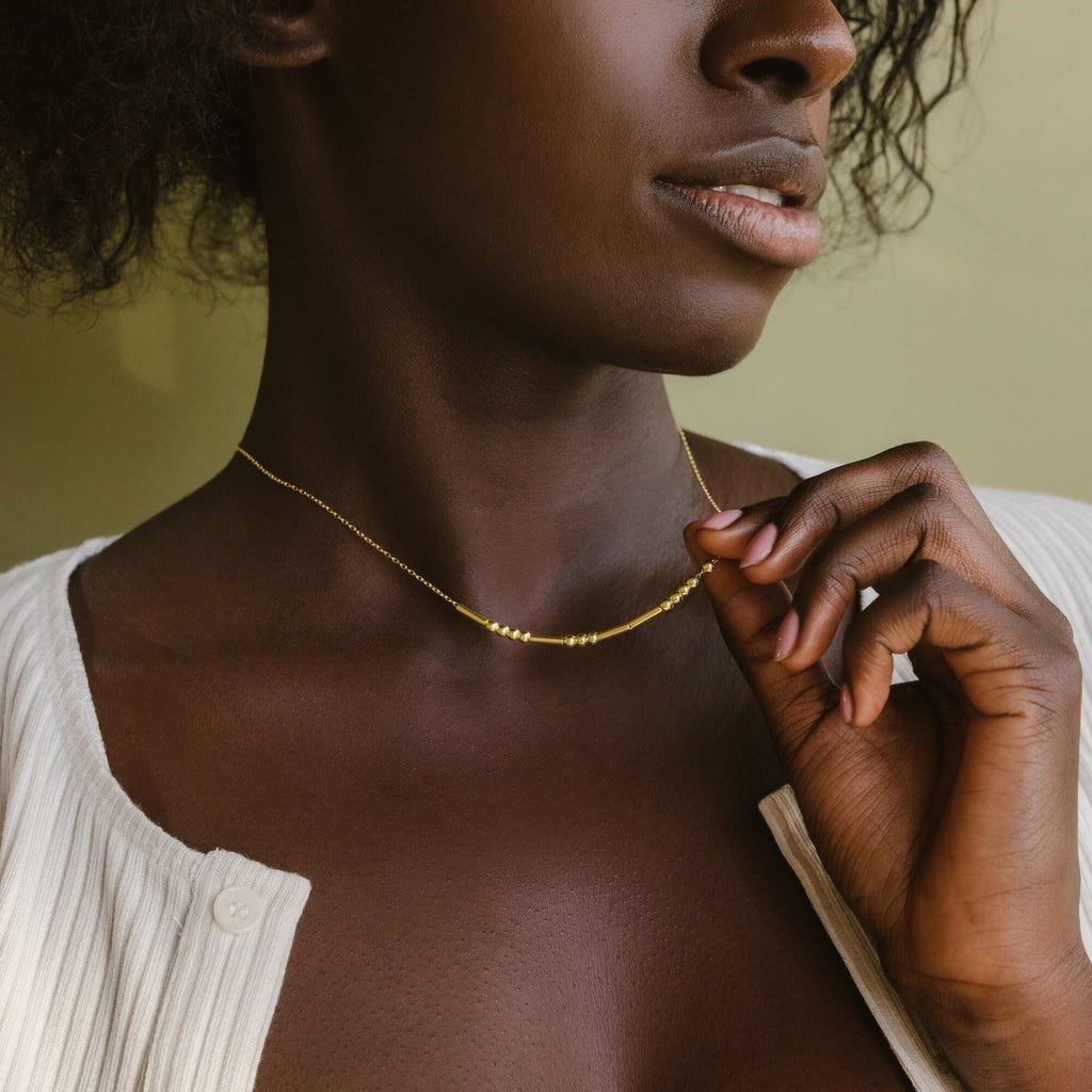 Morse Code Necklace