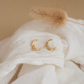 Eclipse Moon Studs