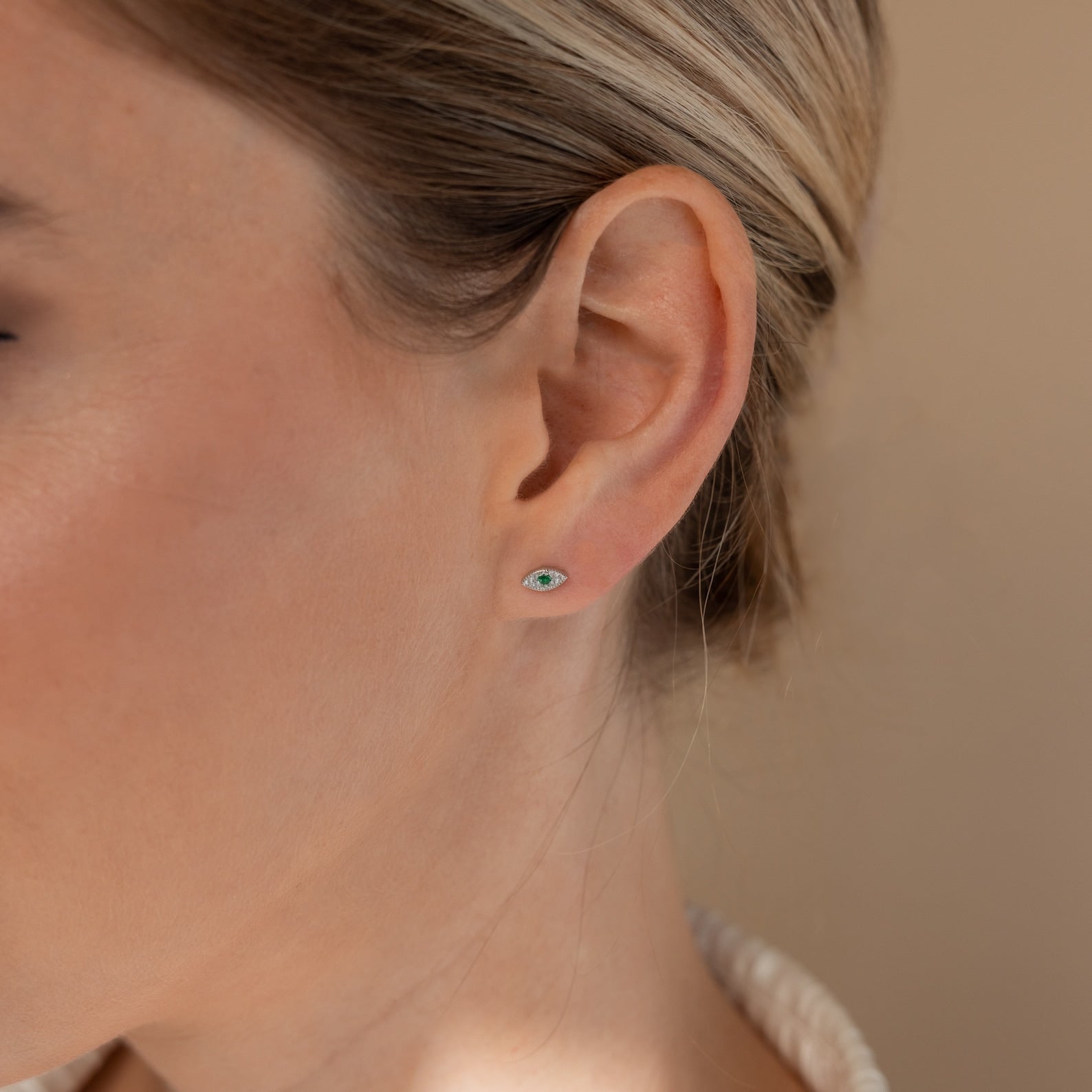 Haven Emerald Eye Studs