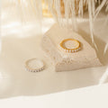 Crescent Pearl Ring