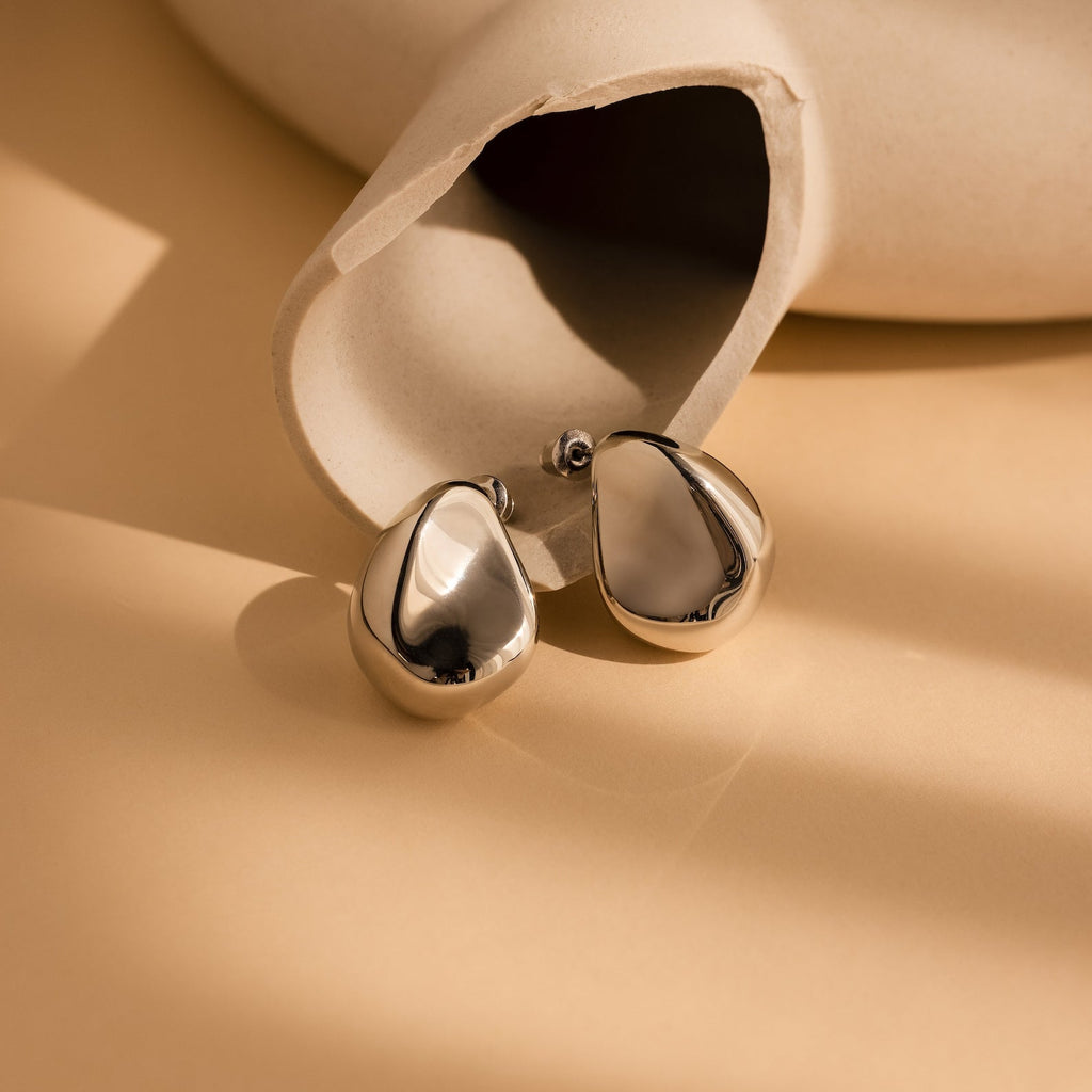 Bold Teardrop Studs