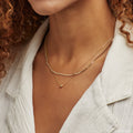 Zina Necklace in 18K Gold