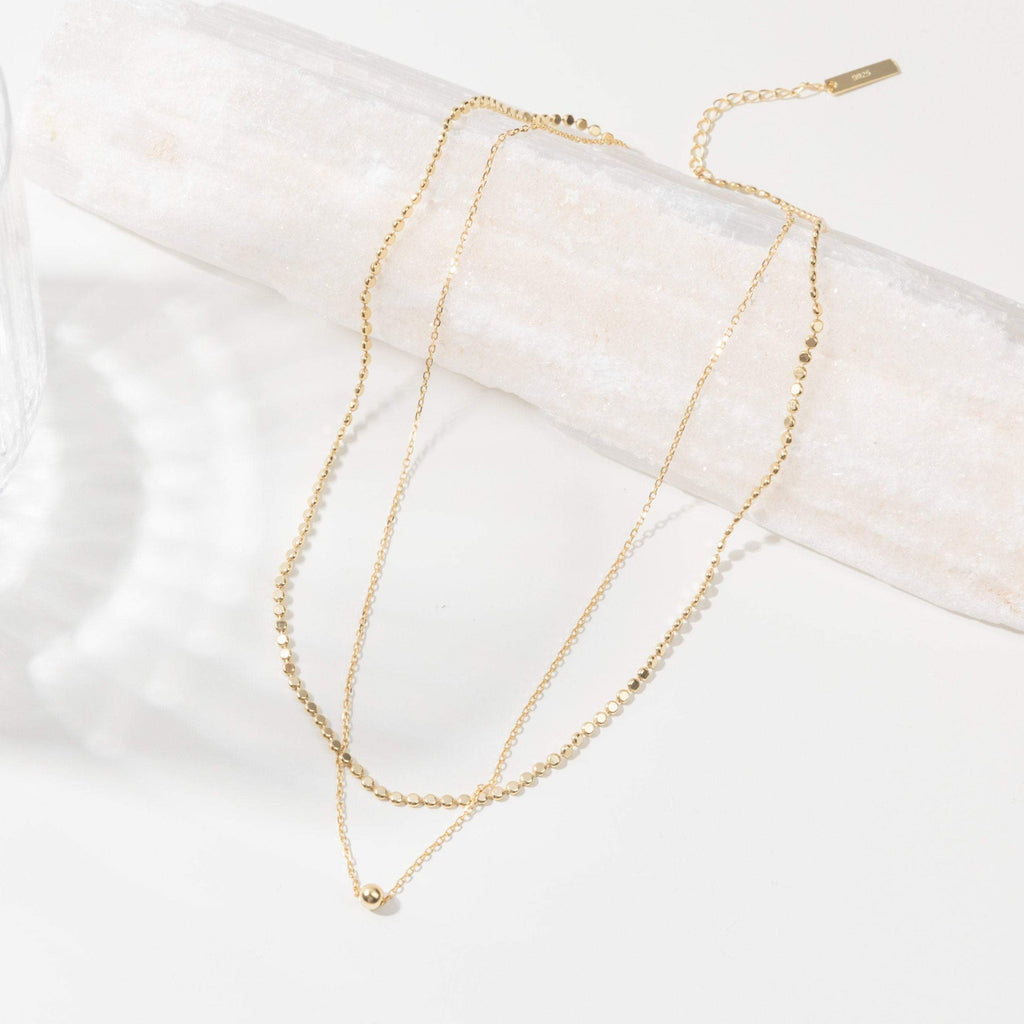 Zina Necklace in 18K Gold