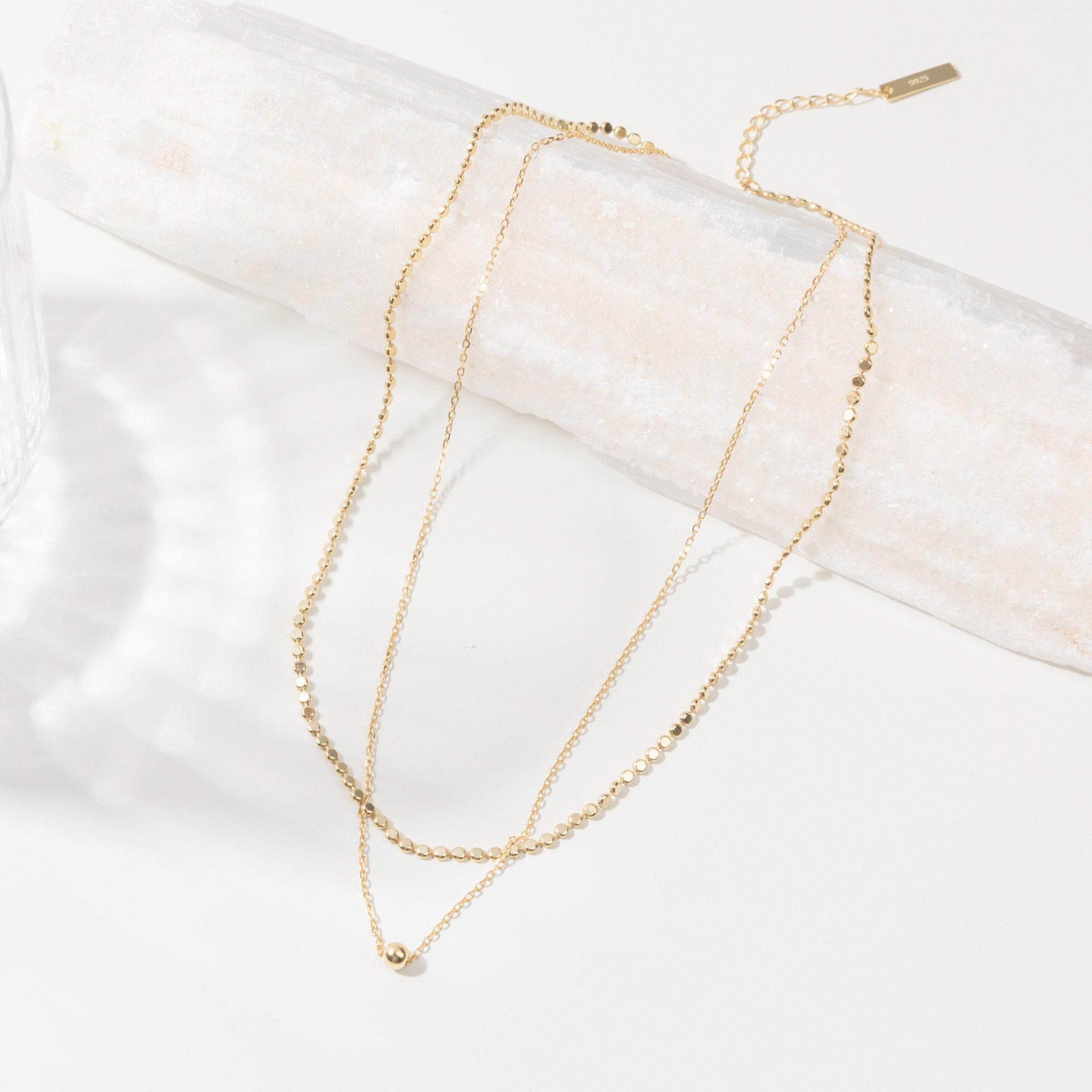 Zina Necklace in 18K Gold