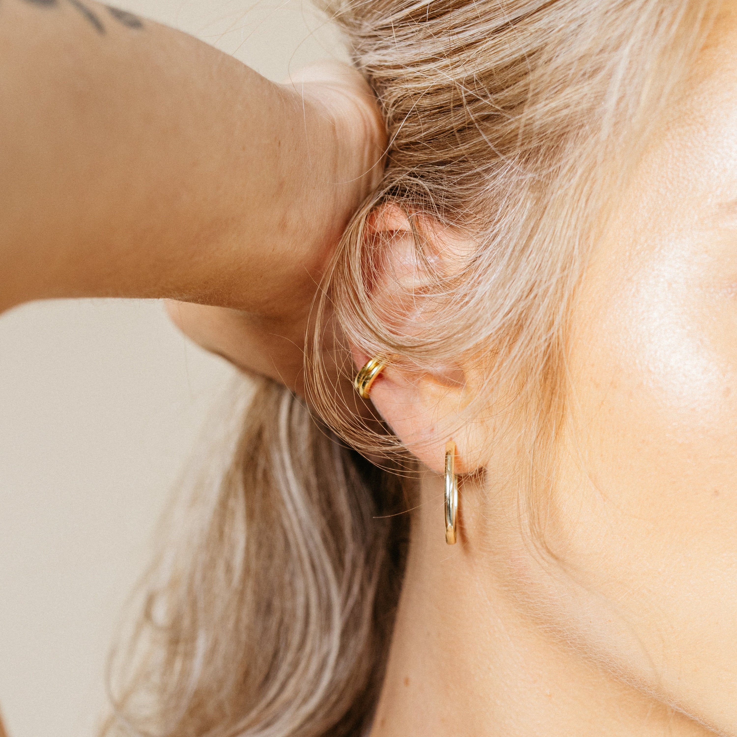 Cleo Cuffs in 18K Gold
