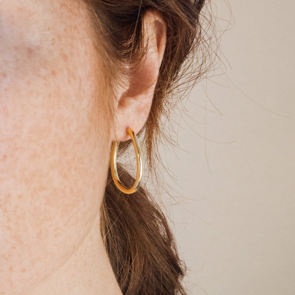 Anine Oval Hoops