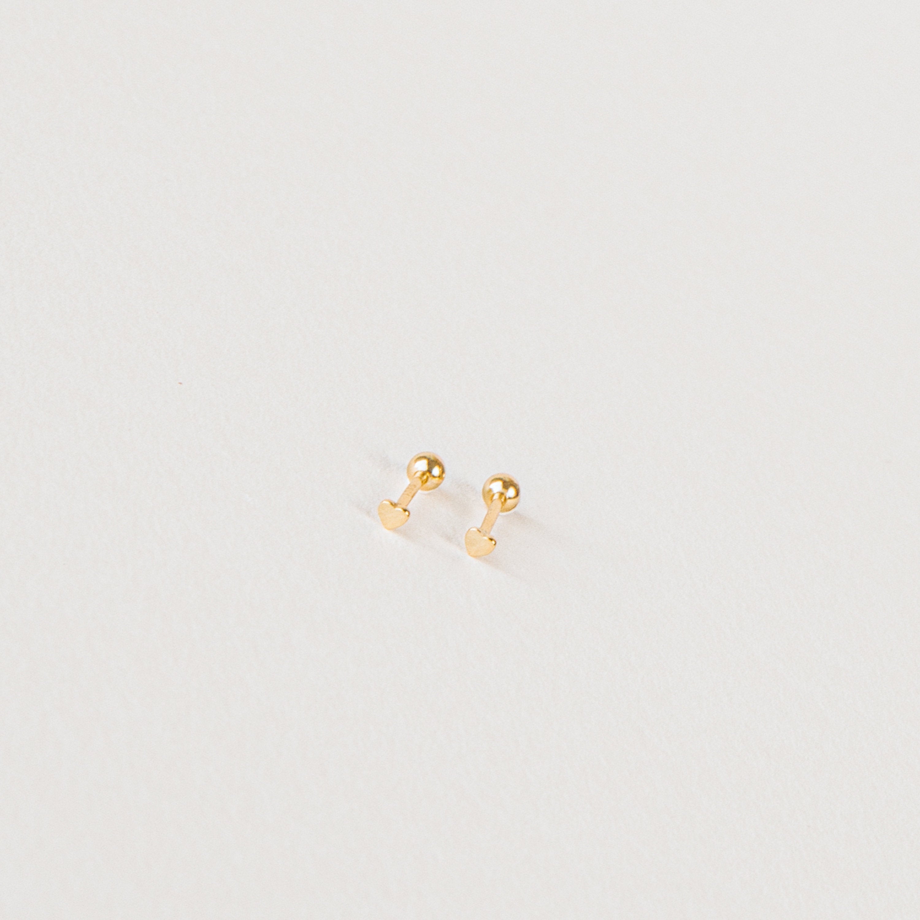 Tiny Heart Studs