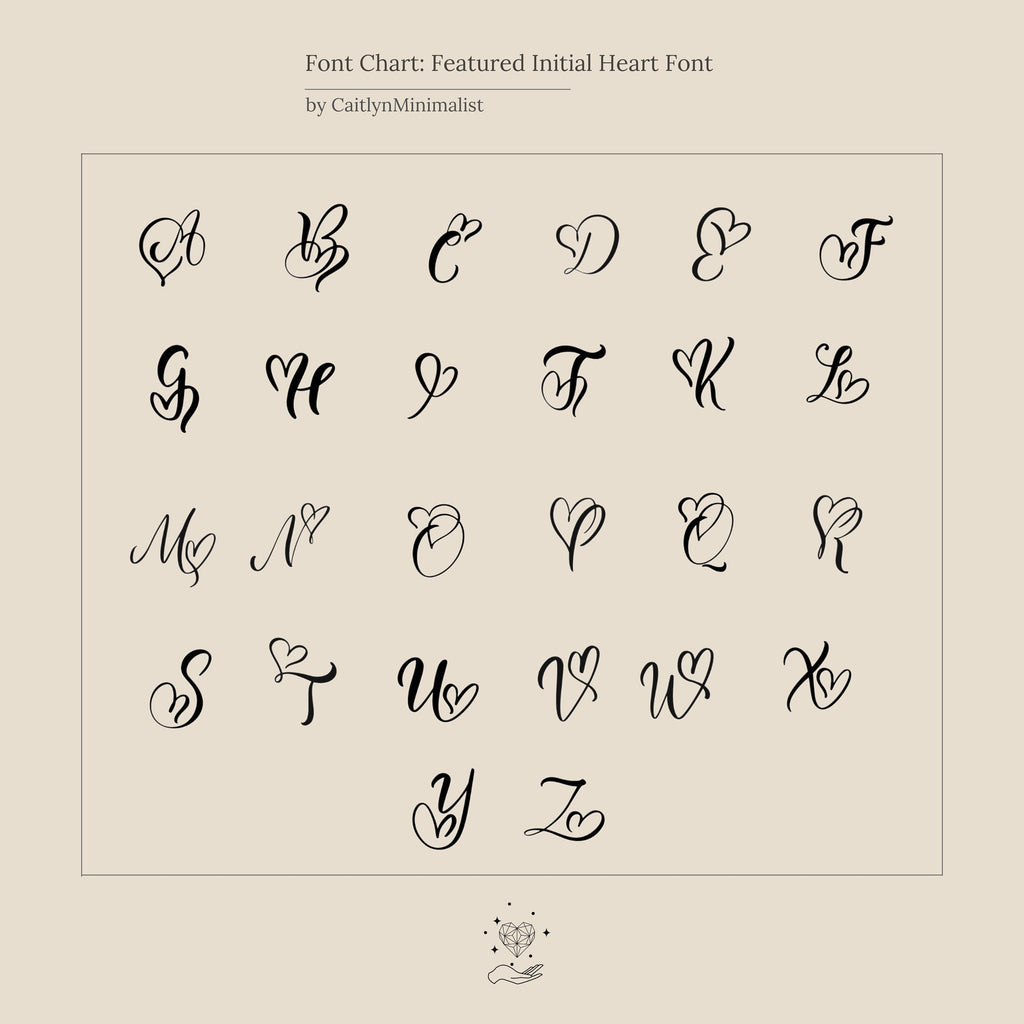 Initial Heart Necklace