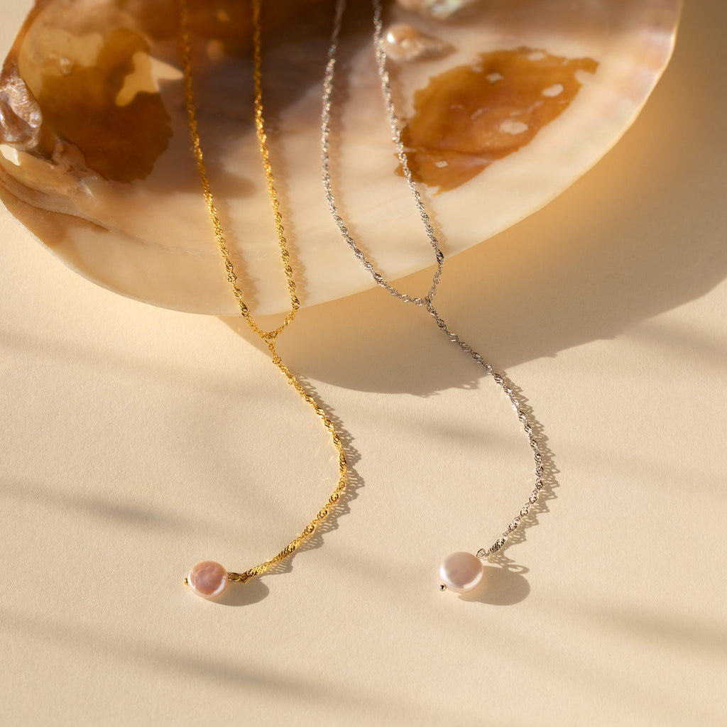 Pearl Lariat Y Necklace