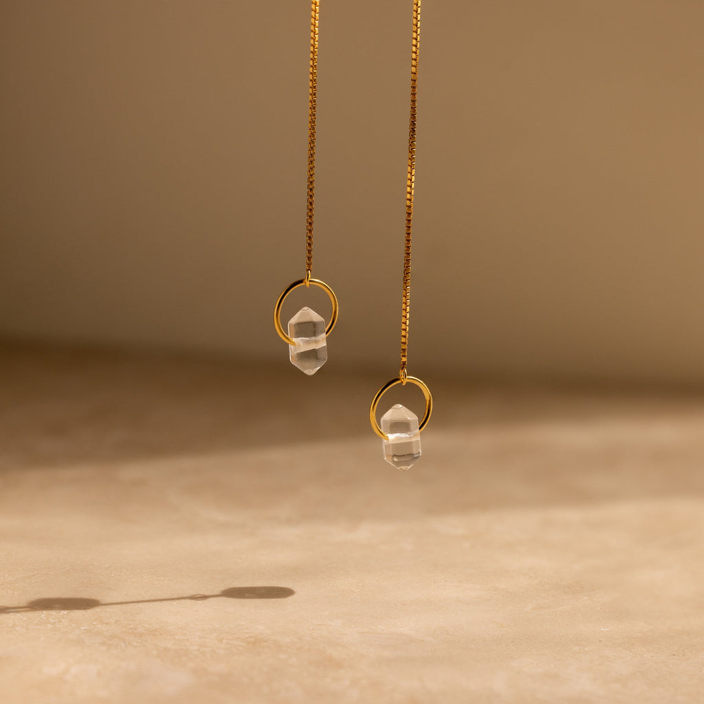 Herkimer Diamond Earrings