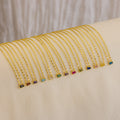 Tapered Baguette Birthstone Necklace