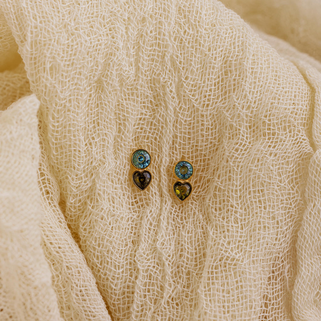 Toi et Moi Birthstone Studs