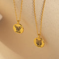 Pet Portrait Coin Necklace