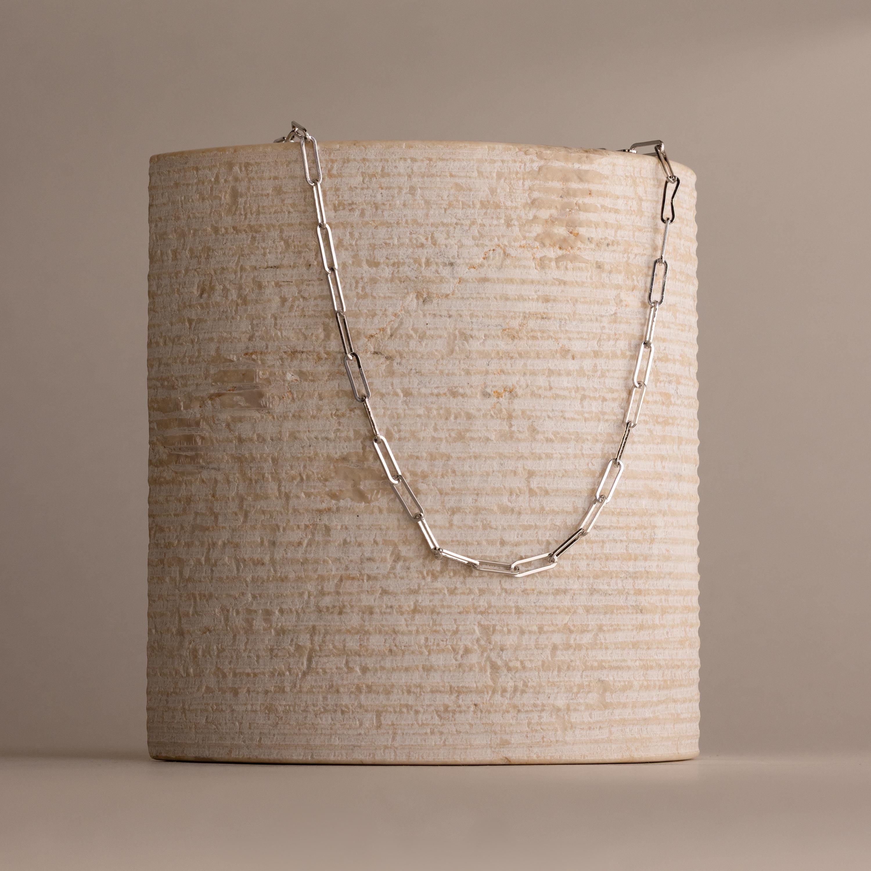Bold Paperclip Chain Necklace