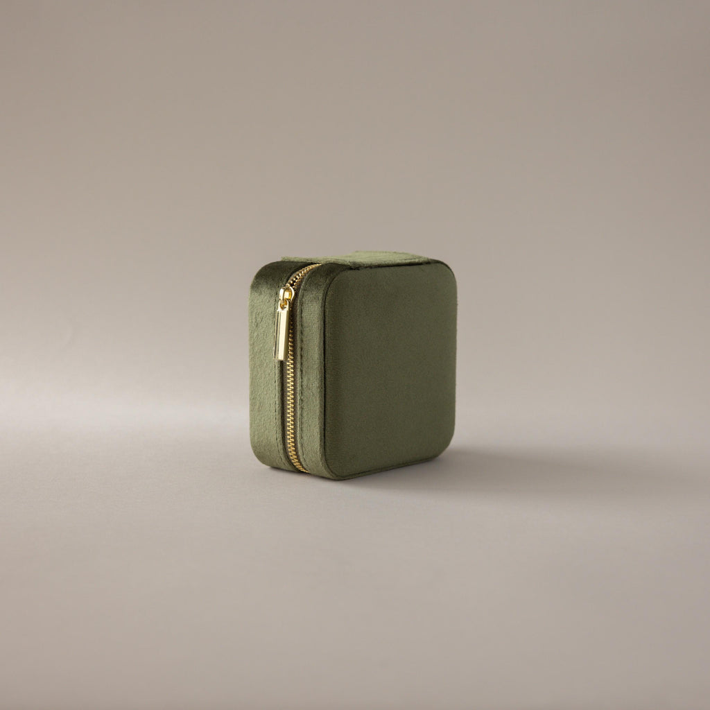 Velvet Mirror Jewelry Box