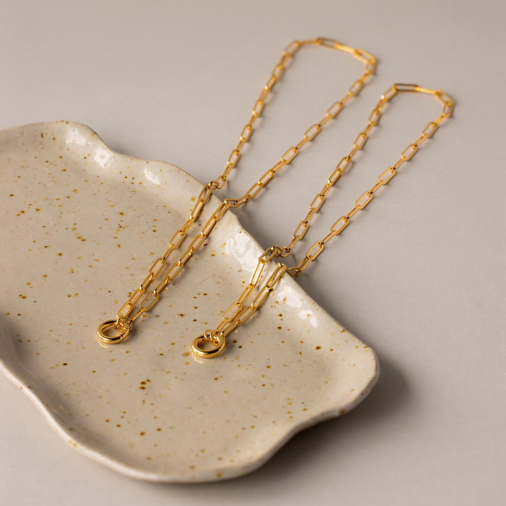 Paperclip Clasp Necklace