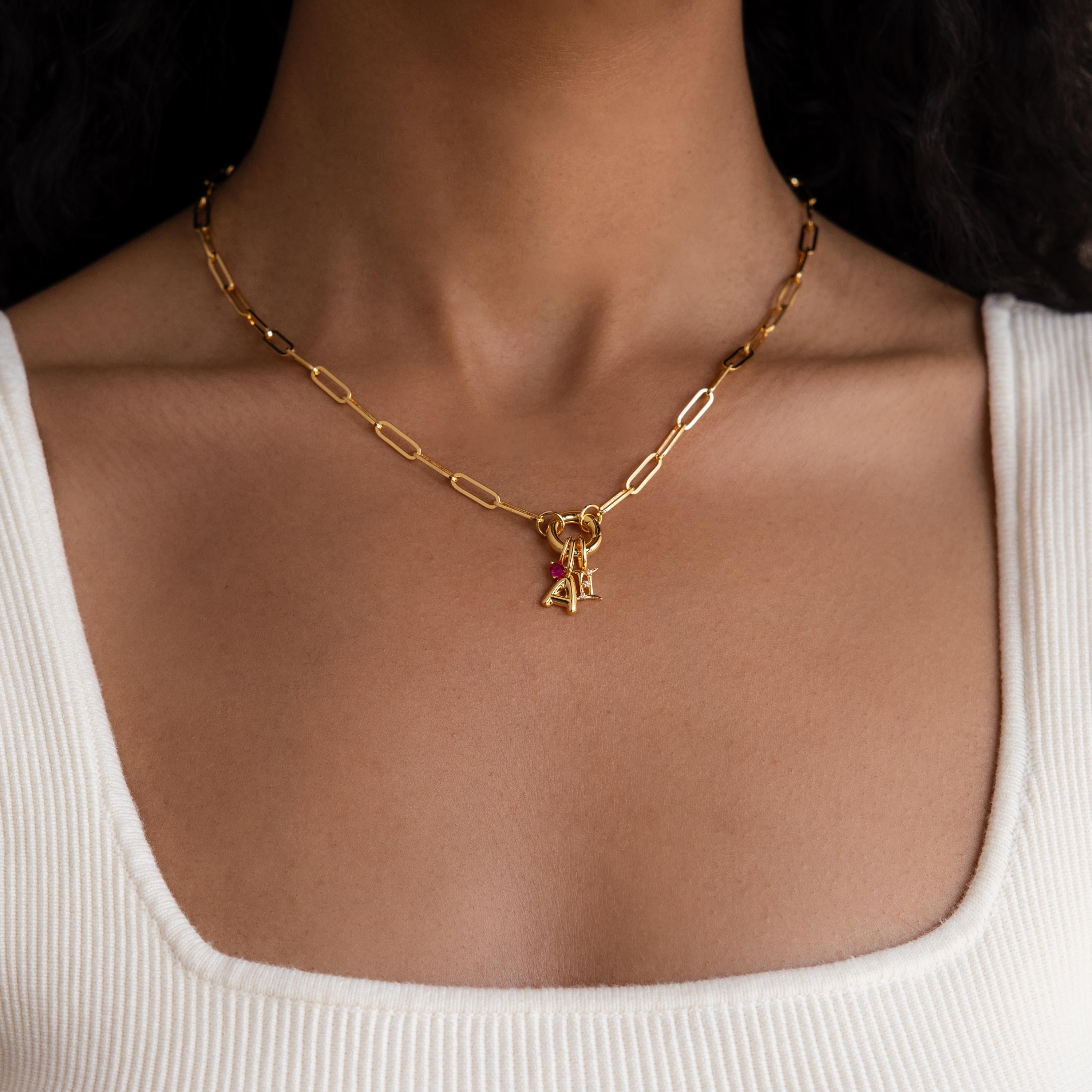 Paperclip Clasp Necklace