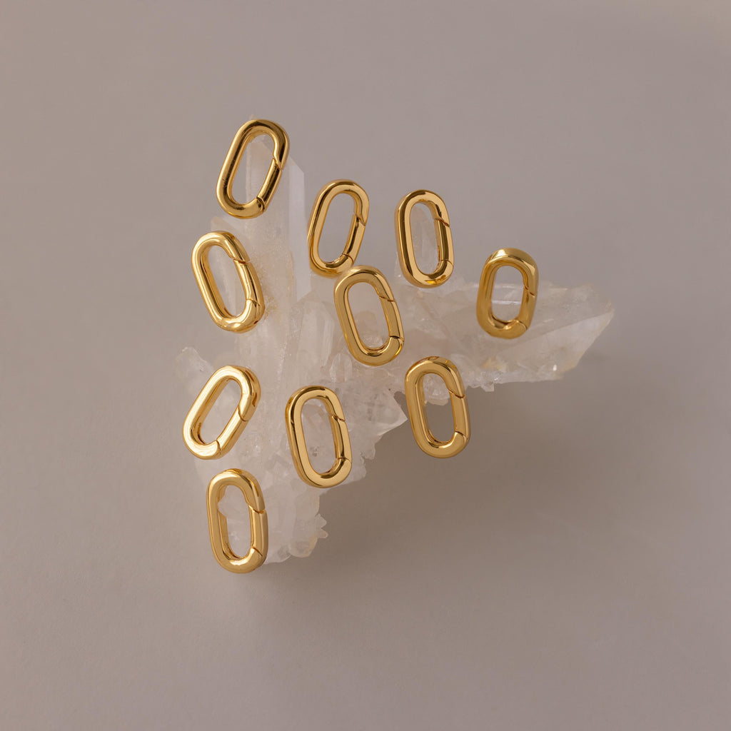 Multipurpose Charm Hoop Clasp Set