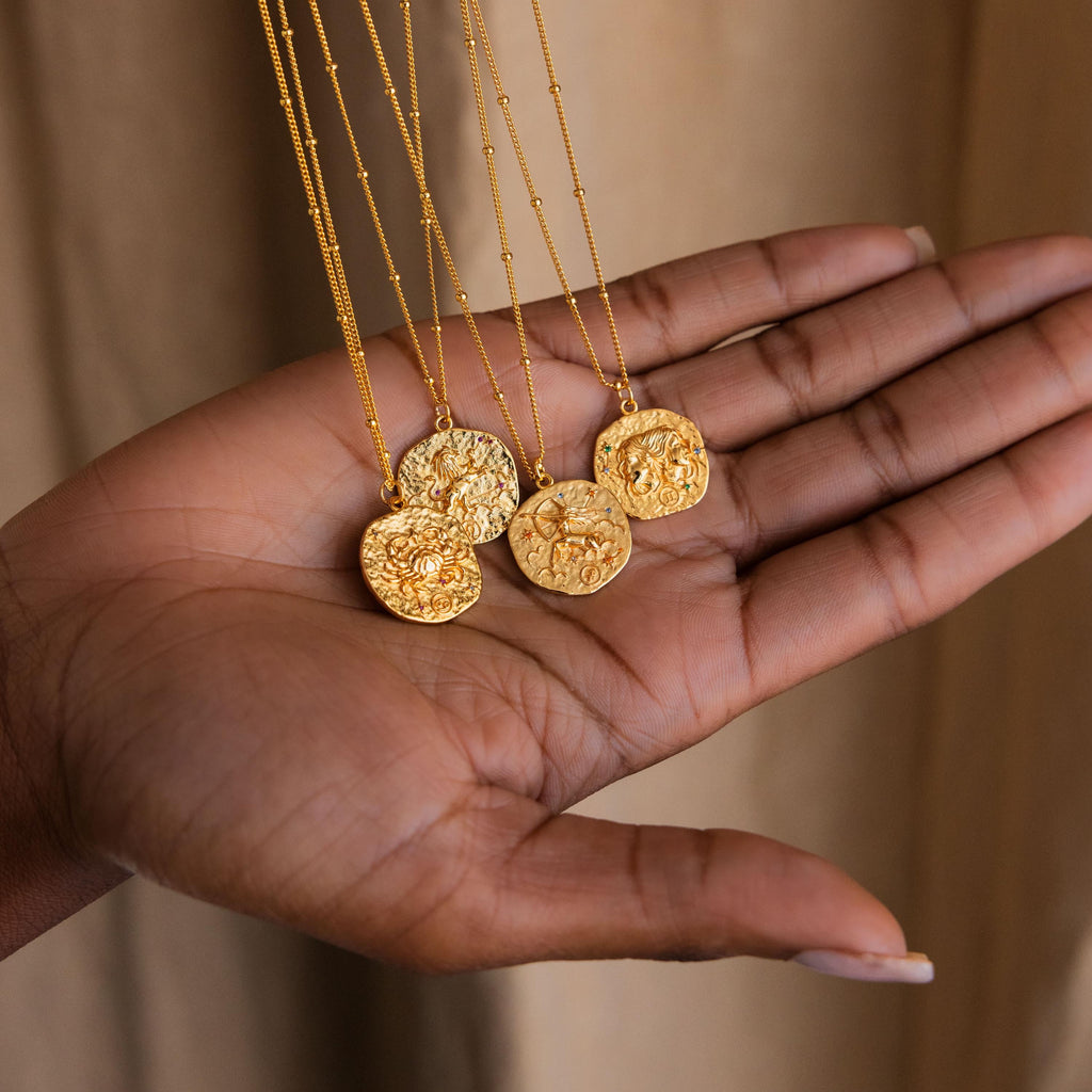 Zodiac Coin Necklace