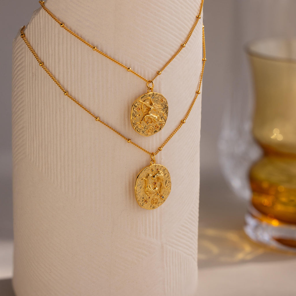 Zodiac Coin Necklace