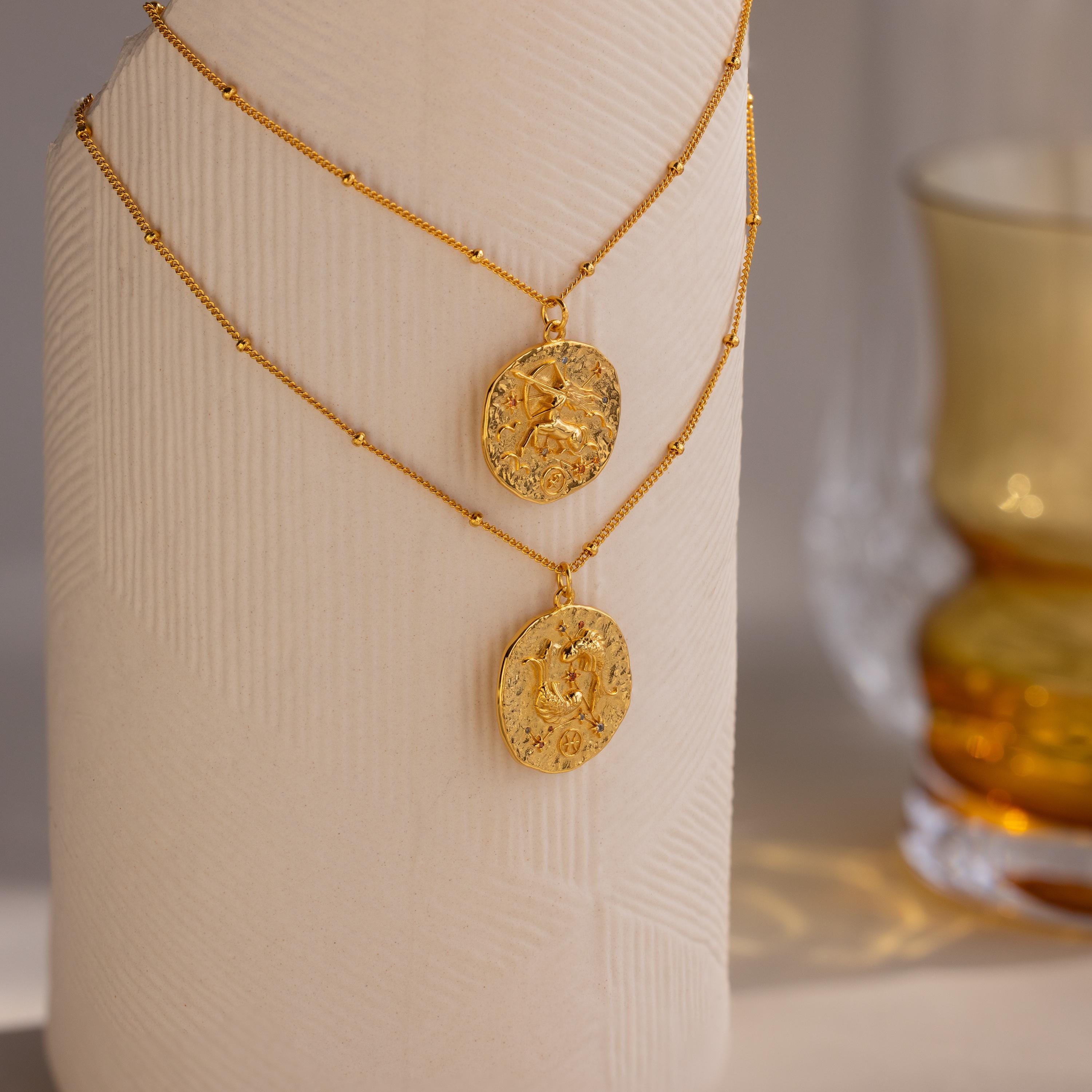 Zodiac Coin Necklace