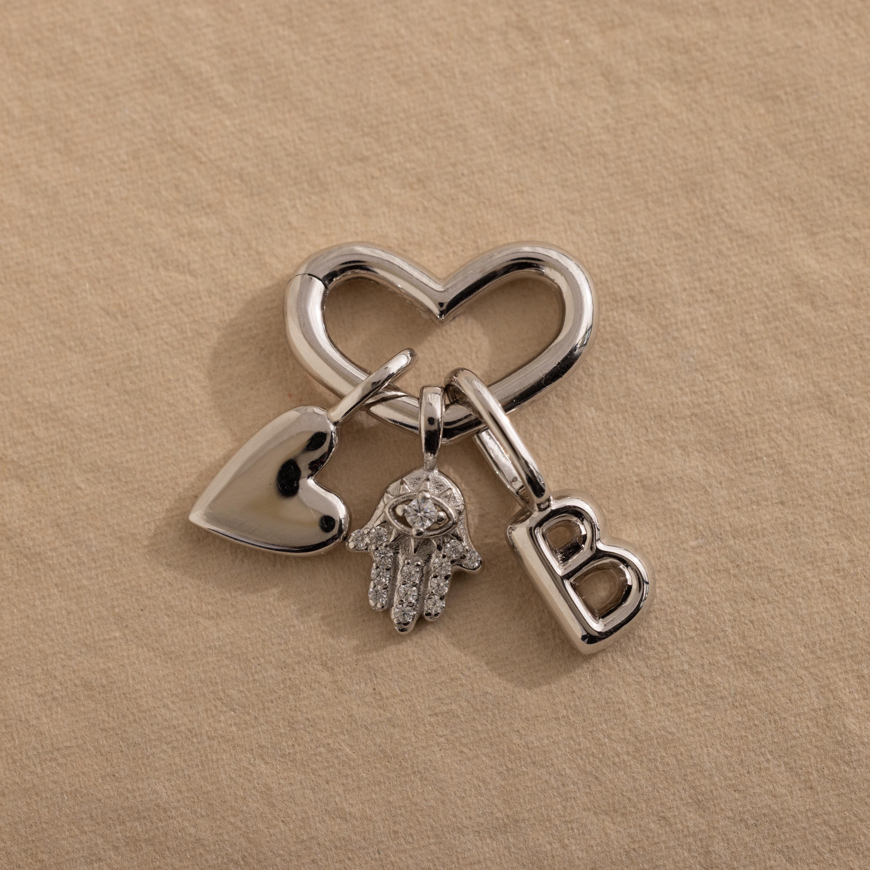 Bubble Letter Charm