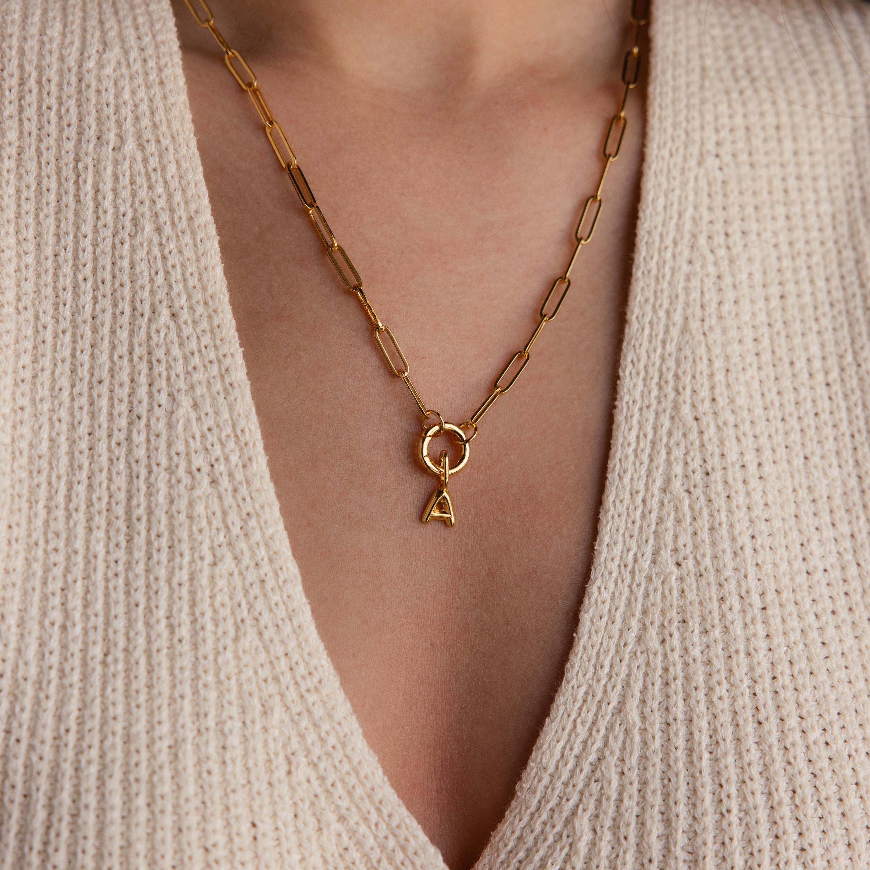 Bubble Letter Charm