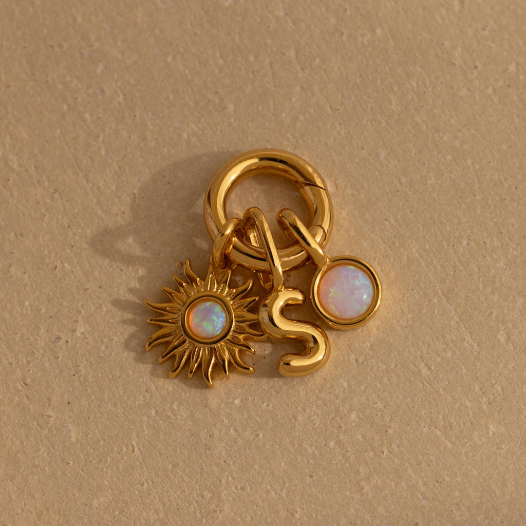 Bubble Letter Charm