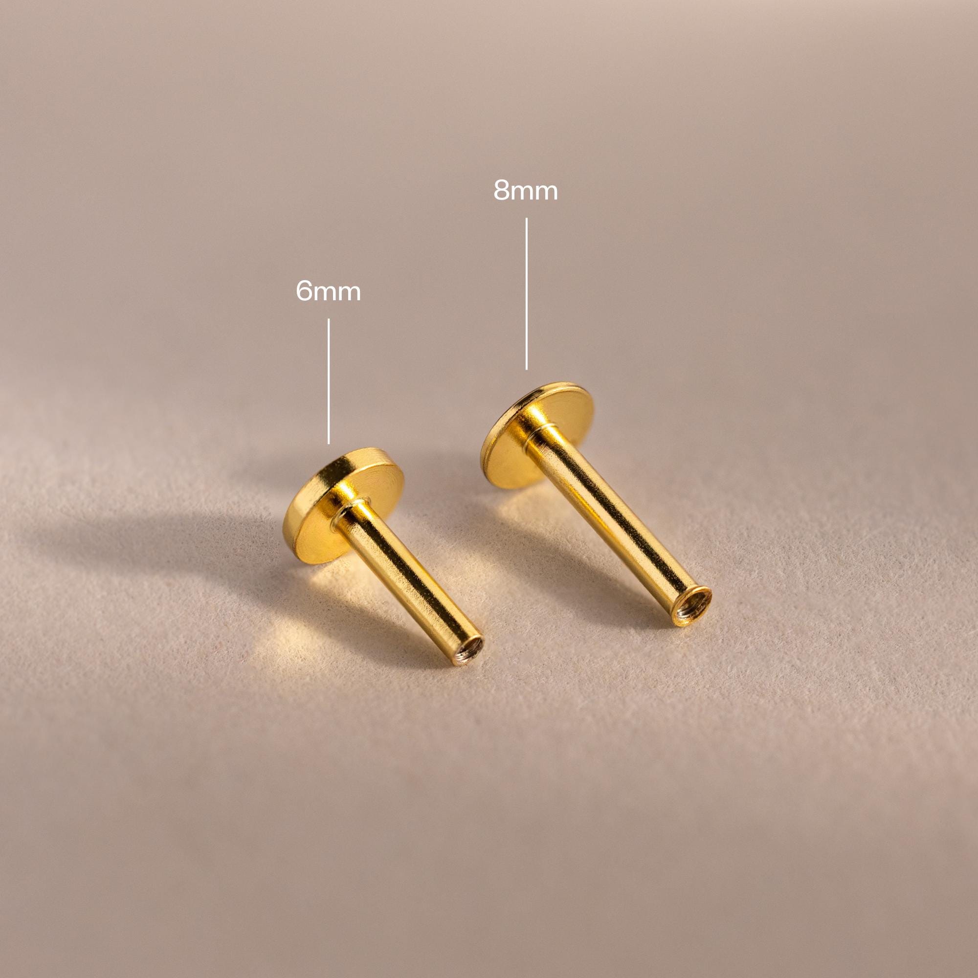 6mm Flatback Posts