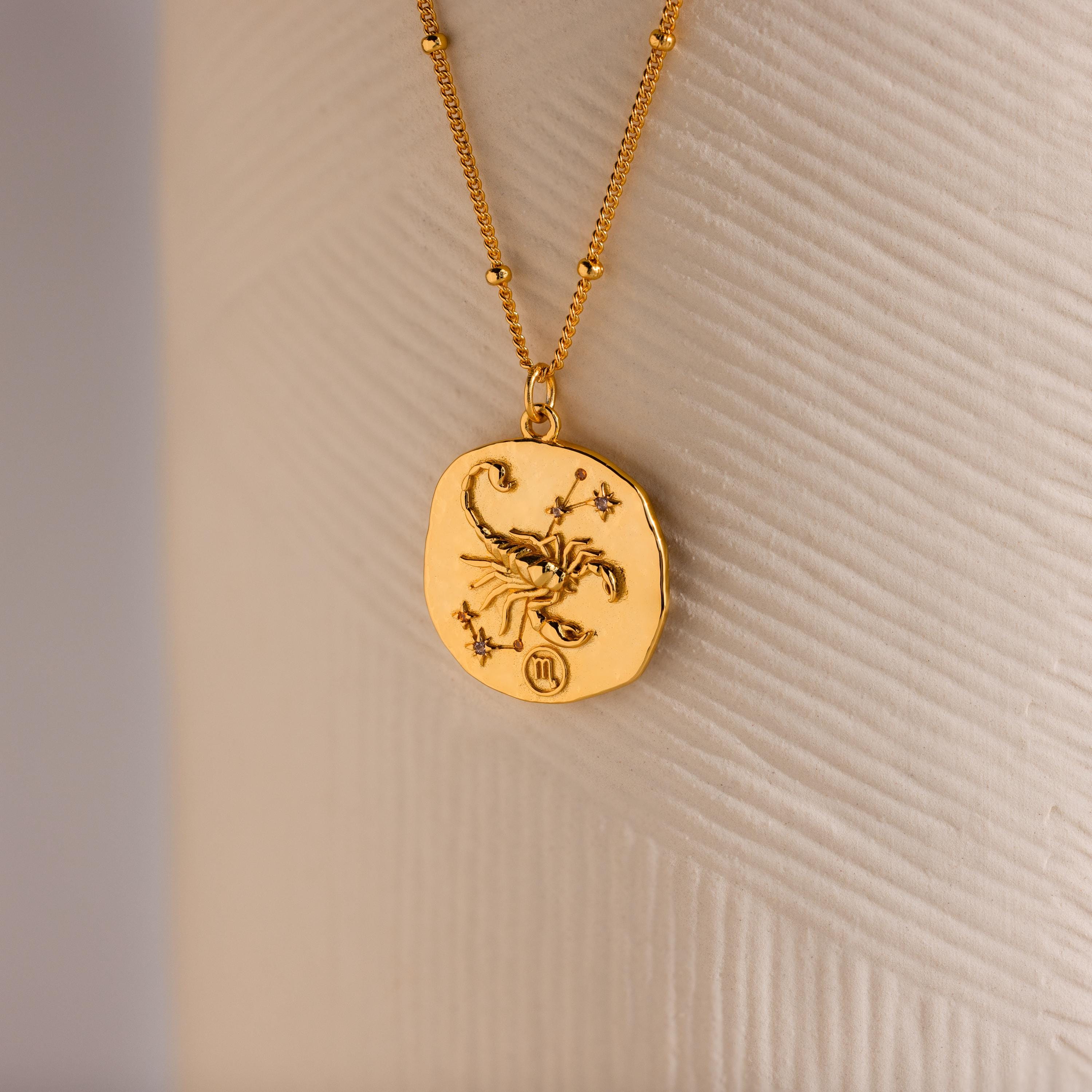 Zodiac Coin Necklace