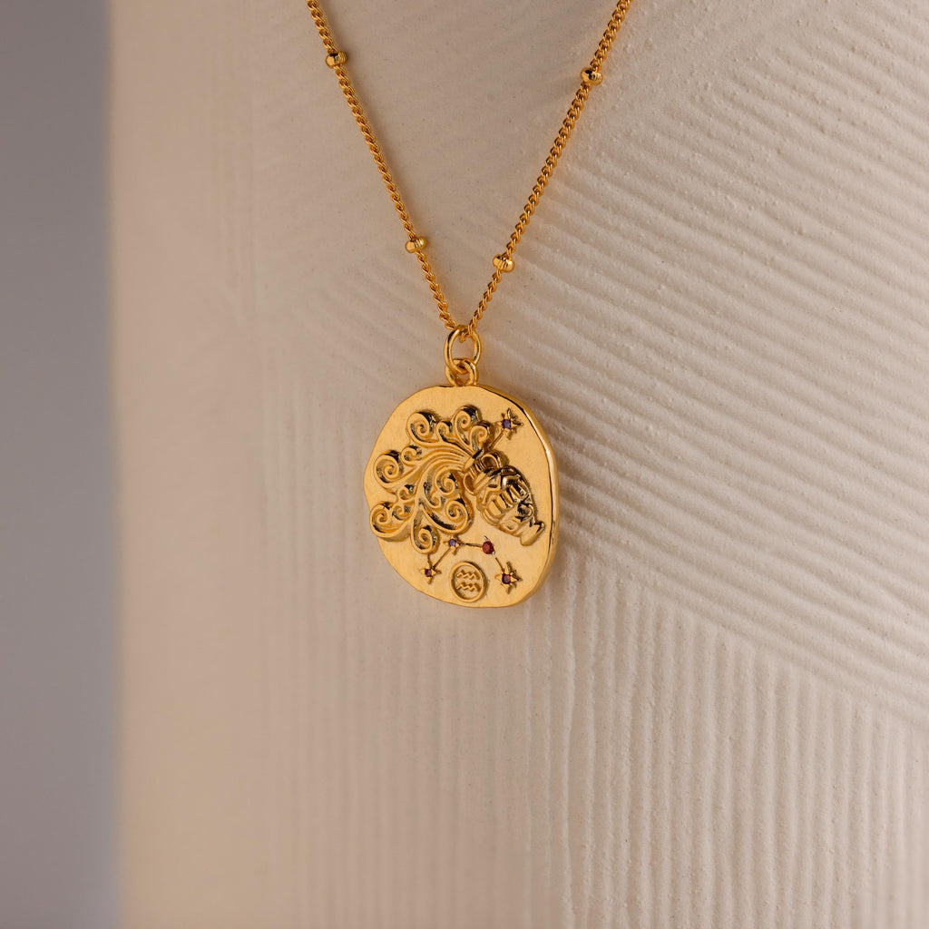 Zodiac Coin Necklace