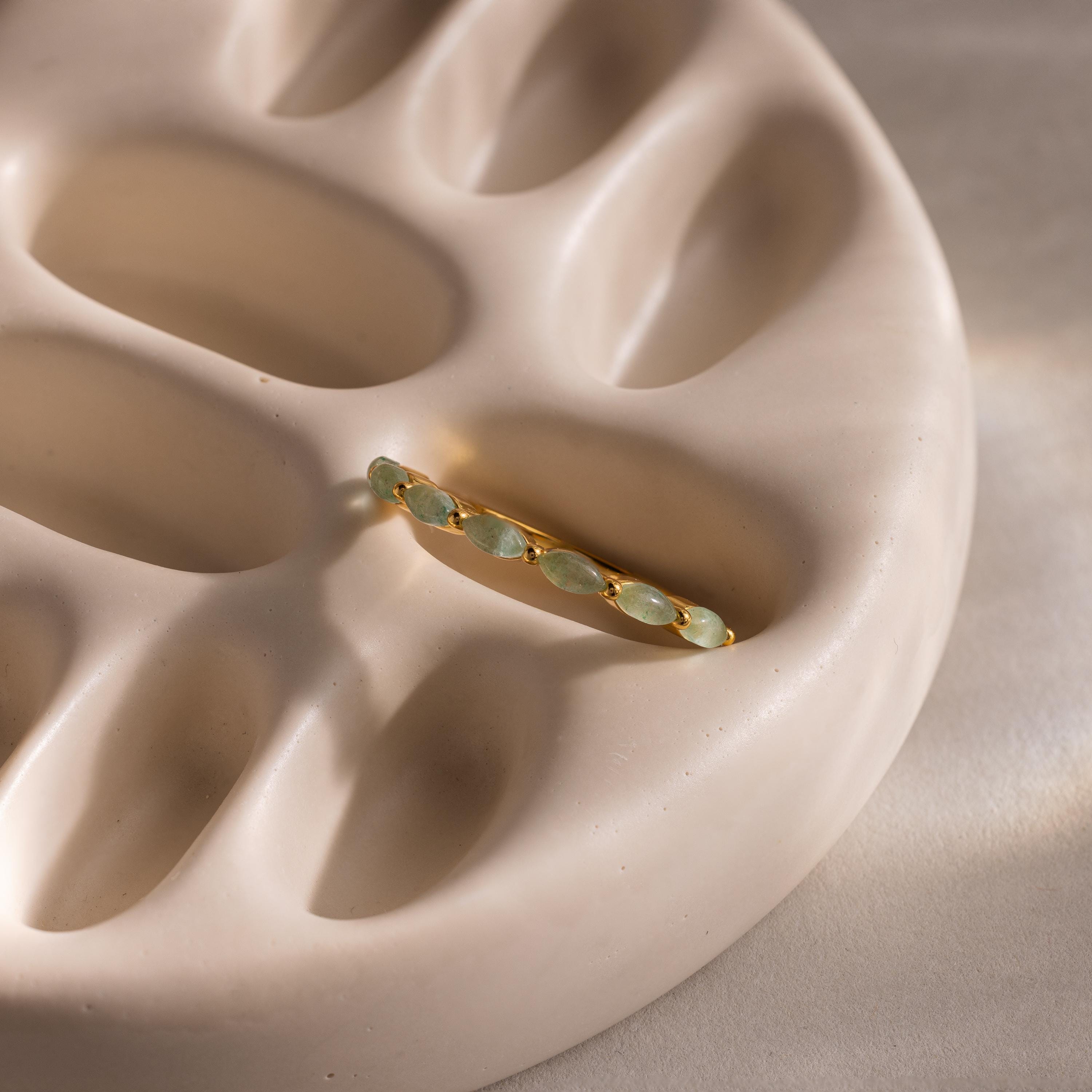 Marquise Jade Ring