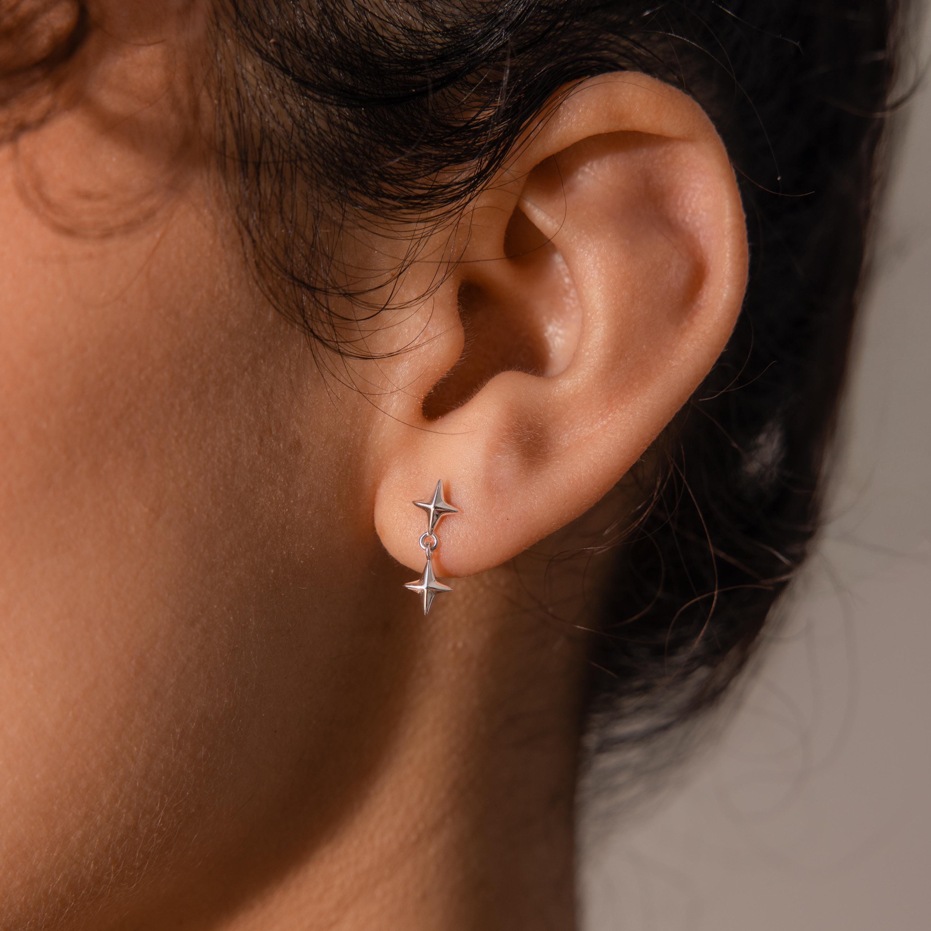 Star Drop Flatback Studs