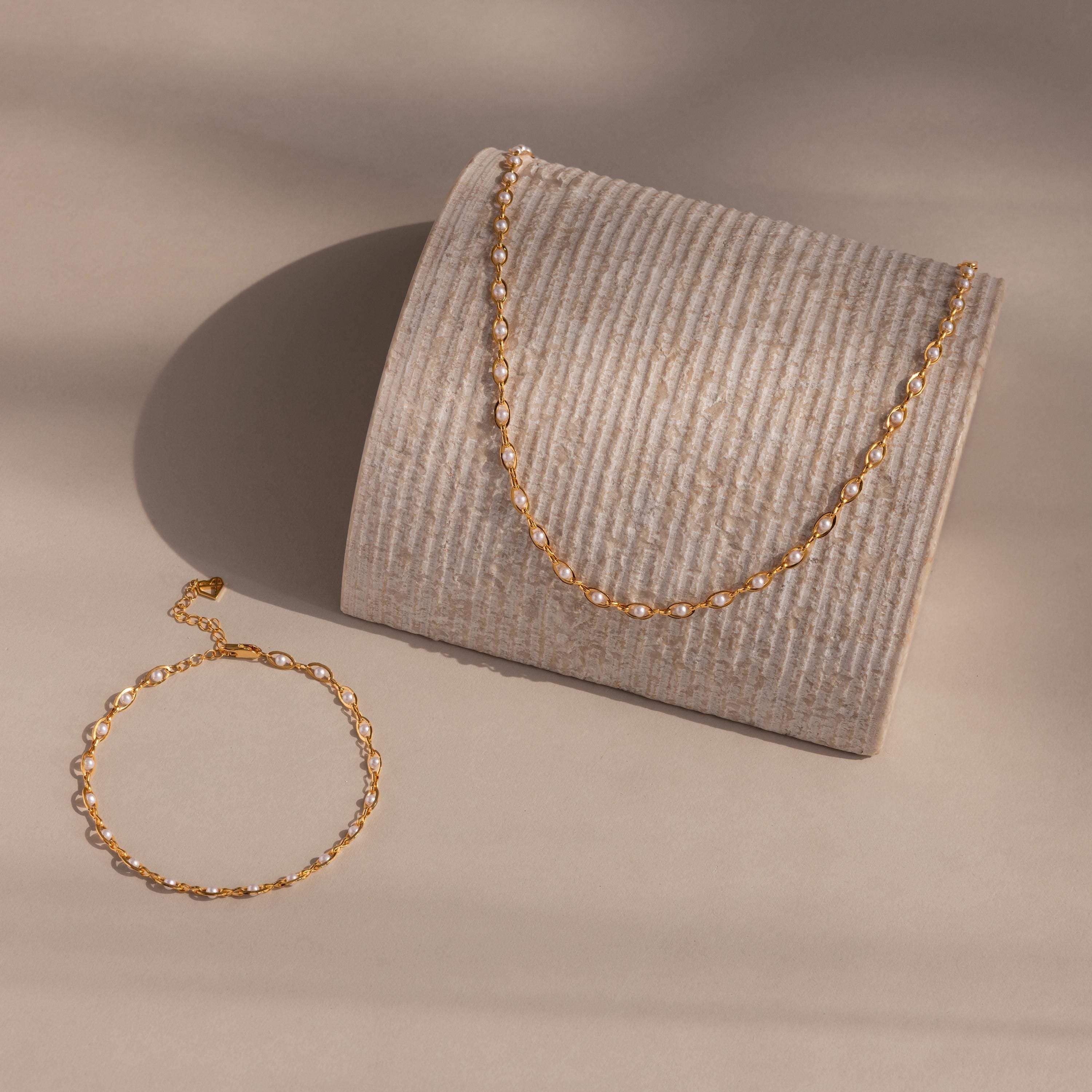 Eternity Pearl Choker Necklace