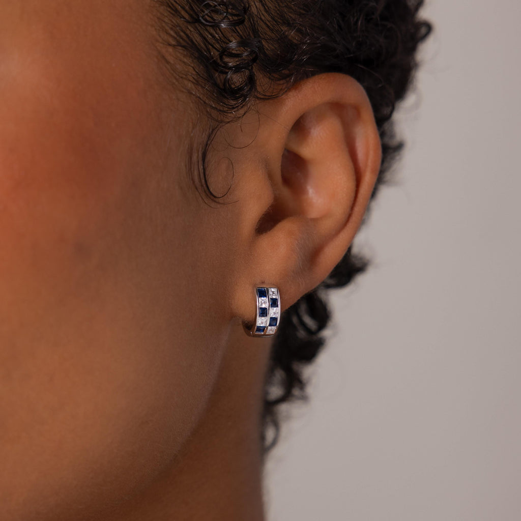 Royal Blue Checkered Huggies